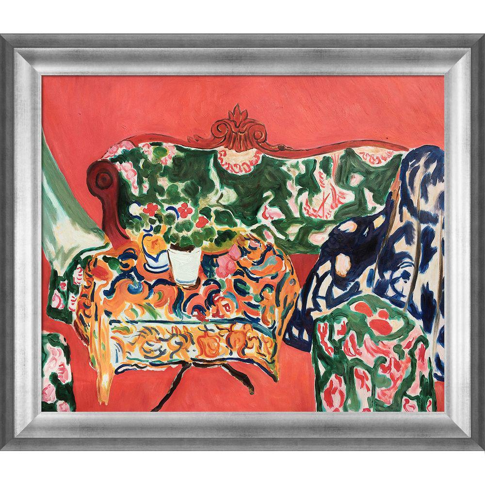 La Pastiche Seville Still Life With Athenian Silver By Henri Matisse Framed Abstract Wall Art Oil Painting 29 In X 25 In Mt7096 Fr 20431320x24 The Home Depot