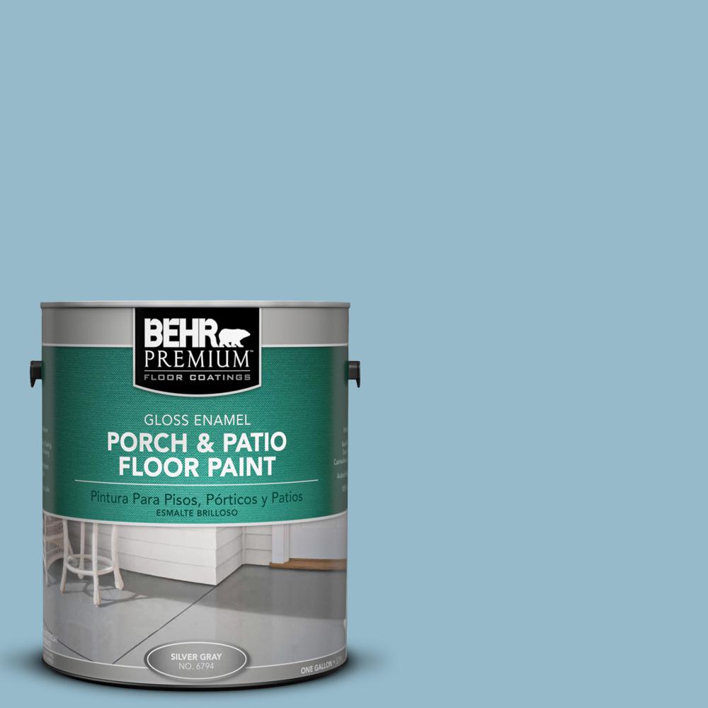 BEHR Premium 1 gal. S4803 Sydney Harbour Gloss Enamel Interior/Exterior Porch and Patio Floor