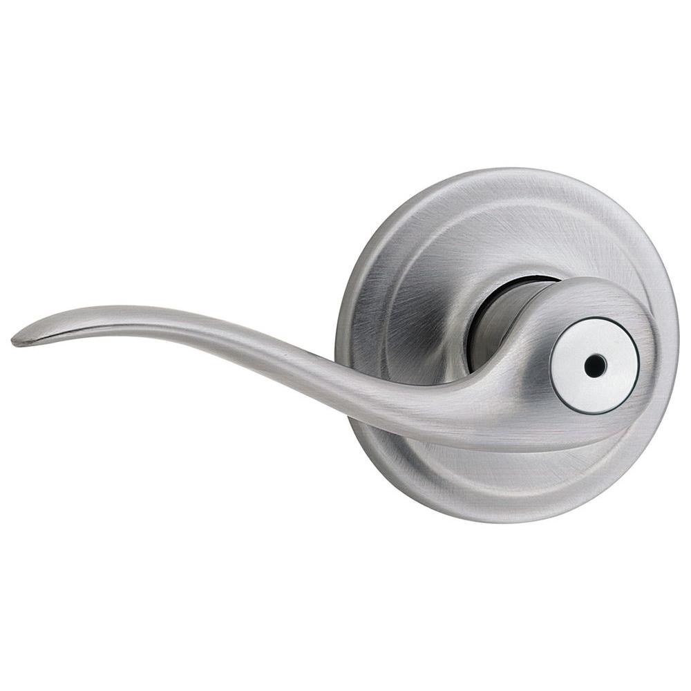 UPC 059184193190 product image for Privacy Door Levers: Weiser Door Handles Toluca Satin Chrome Bed/Bath Lever GLA3 | upcitemdb.com