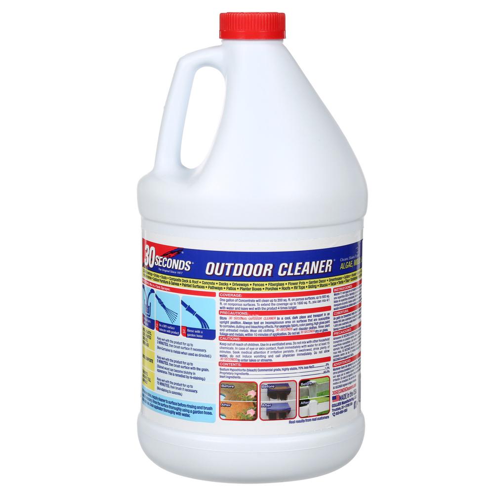 30 Seconds 1 Gal Outdoor Cleaner Concentrate 100047549 The Home Gal Outdoor Cleaner Concentrate