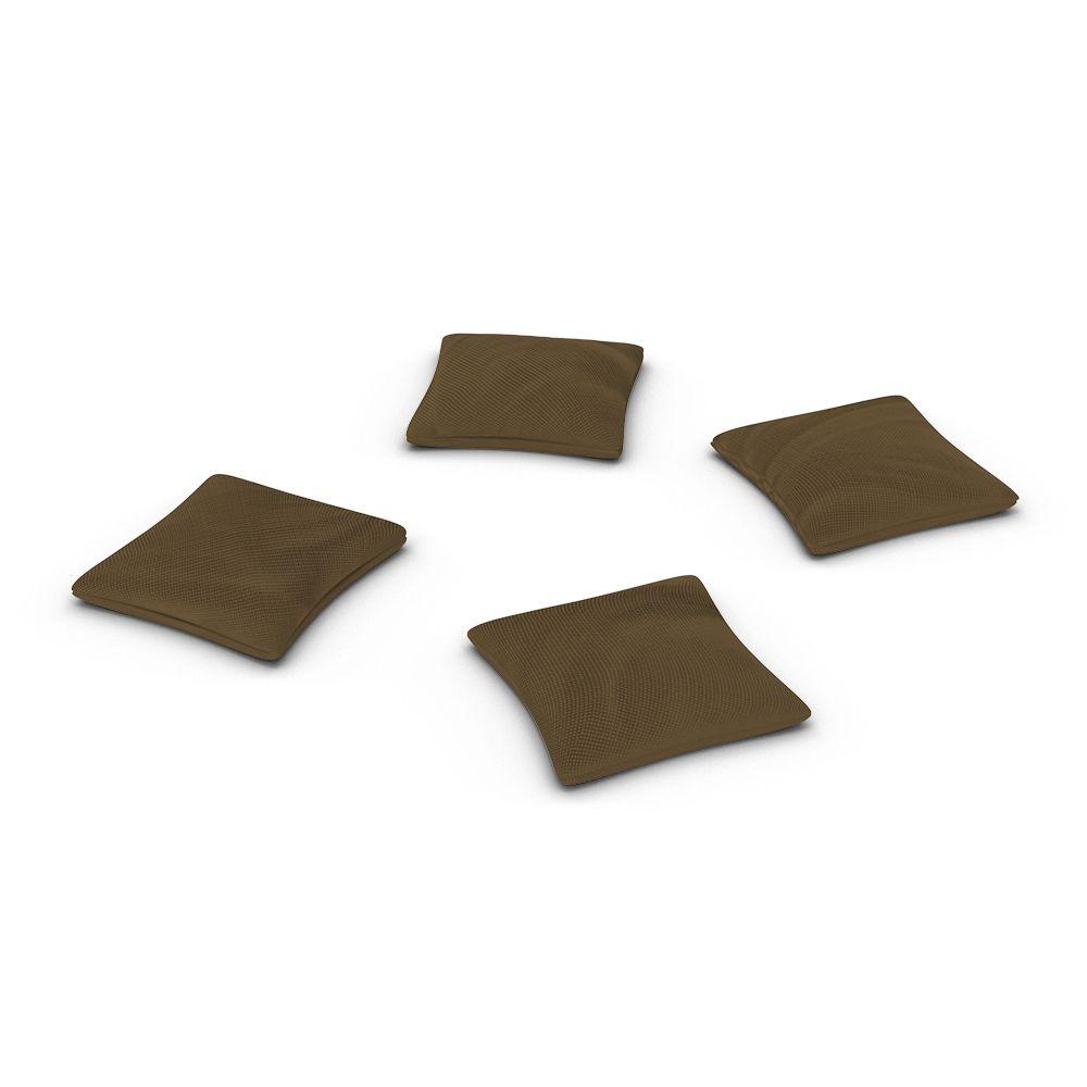 Belknap Hill Trading Post Official Aca Sized Brown Corn Filled Duck Cloth Bags 4 Set