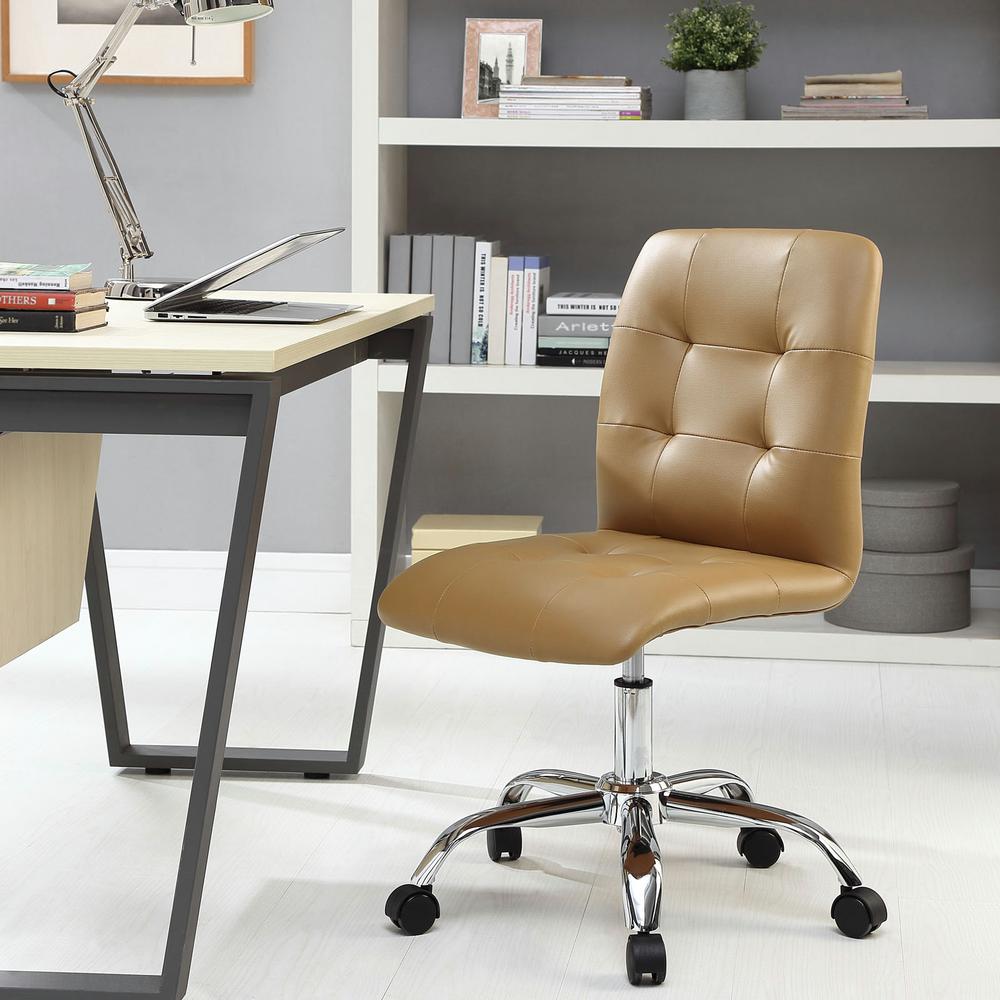 Modway Jive Armless Mid Back Office Chair in GrayEEI1525GRY The
