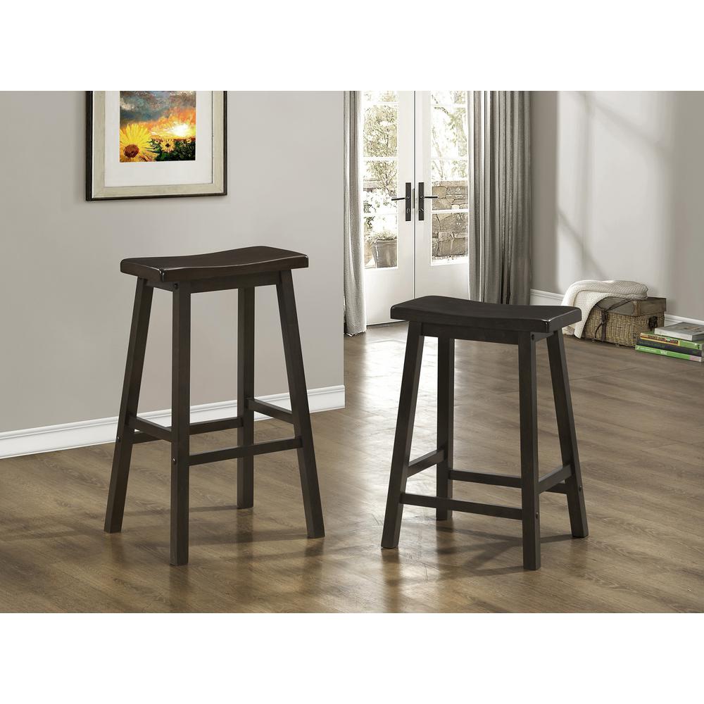 Monarch Specialties Saddle 29 In Cappuccino Bar Stool Set Of 2 I Monarch Specialties Saddle 29 In Cappuccino Bar Stool Set Of 2