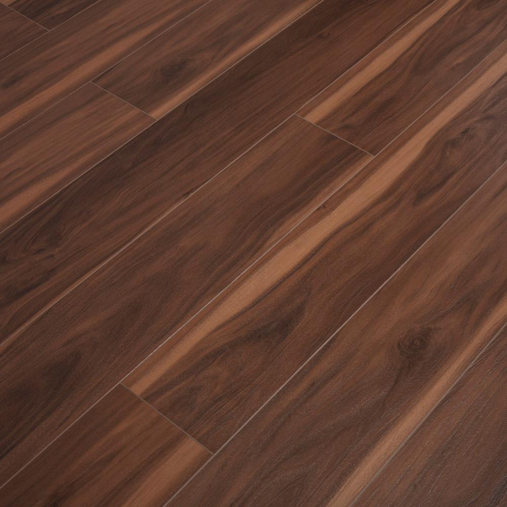 Cali Vinyl Pro With Mute Step Deep Sea Eucalyptus 7 25 In W X 48 In L Waterproof Luxury Vinyl Plank Flooring 24 03 Sq Ft 7904500100 The Home Depot