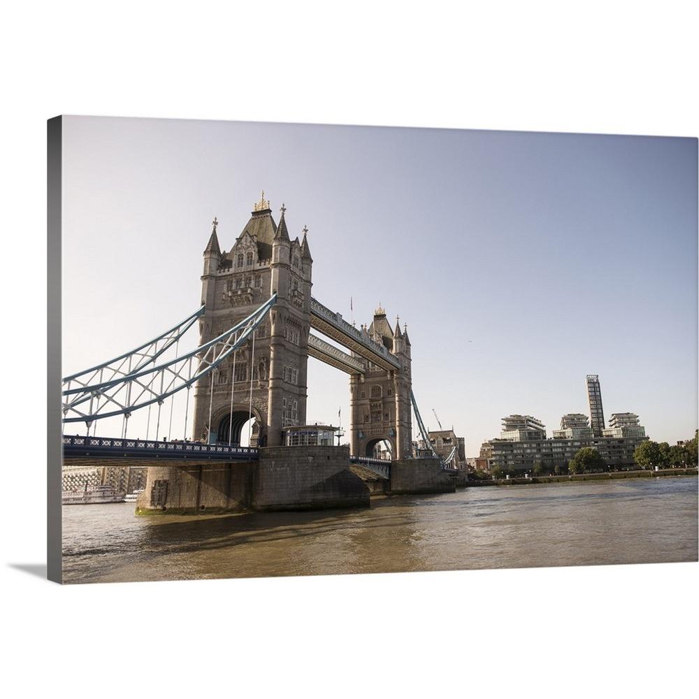 Greatbigcanvas Tower Bridge River Thames London England Uk By Circle Capture Canvas Wall Art 2522123 24 36x24 The Home Depot - London Wall Art Greatbigcanvas Tower Bridge River Thames London England Uk By Circle Capture Canvas Wall Art 2522123 24 36x24 The Home Depot - London Wall Art
