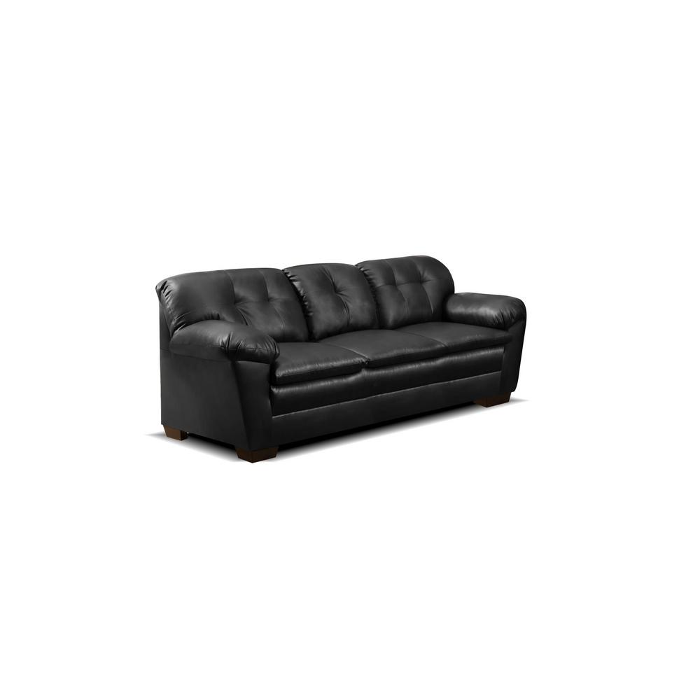 Chelsea Home Furniture Clover Cowgirl Black Sofa 421200 01s Cbk