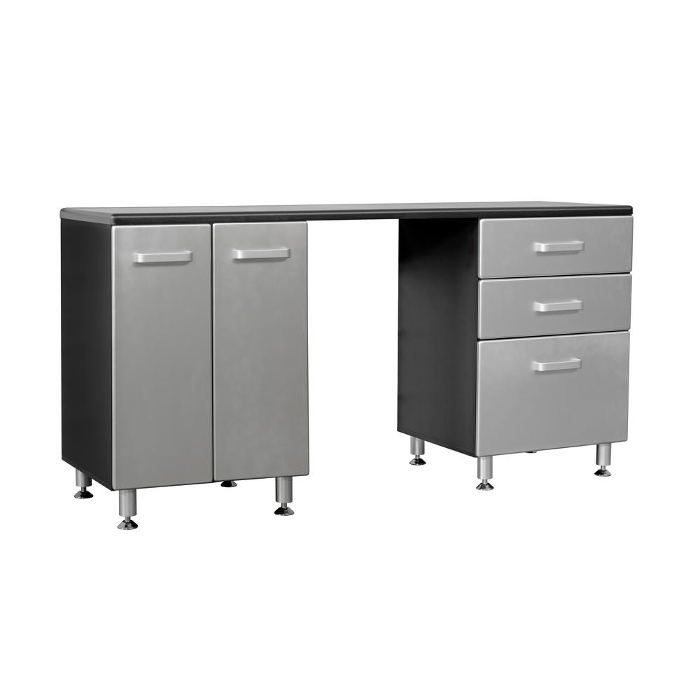 Tuff Stor Metallic Series 36 In H X 71 In W X 21 In D Work