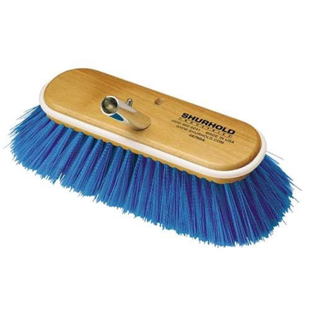 Shurhold 6 in. Deck Brush Extra Soft Blue Nylon970 The Home Depot