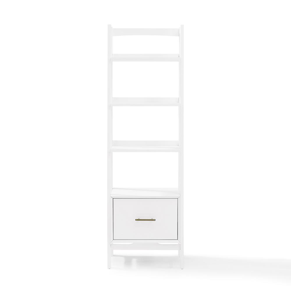 Crosley Landon White Small Etagere Cf1109 Wh The Home Depot