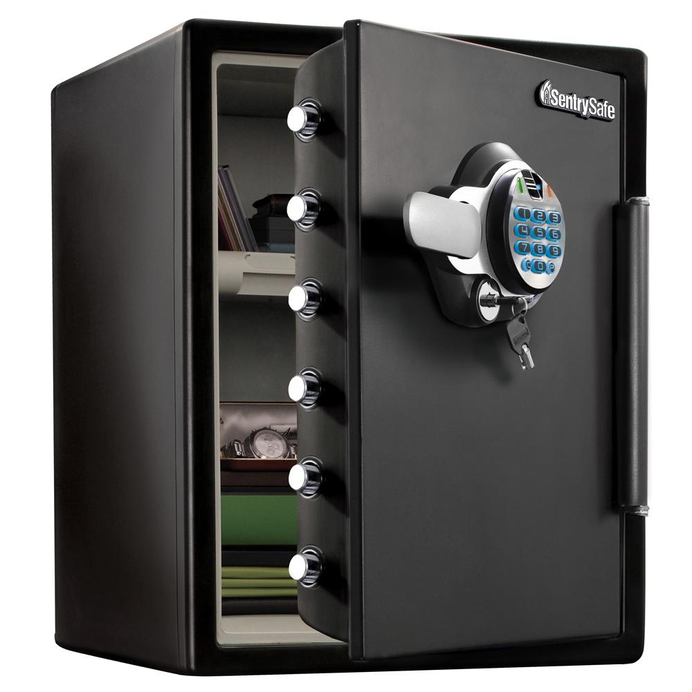 Sentrysafe Sfw205dpb 2 0 Cu Ft Fireproof Safe And Waterproof