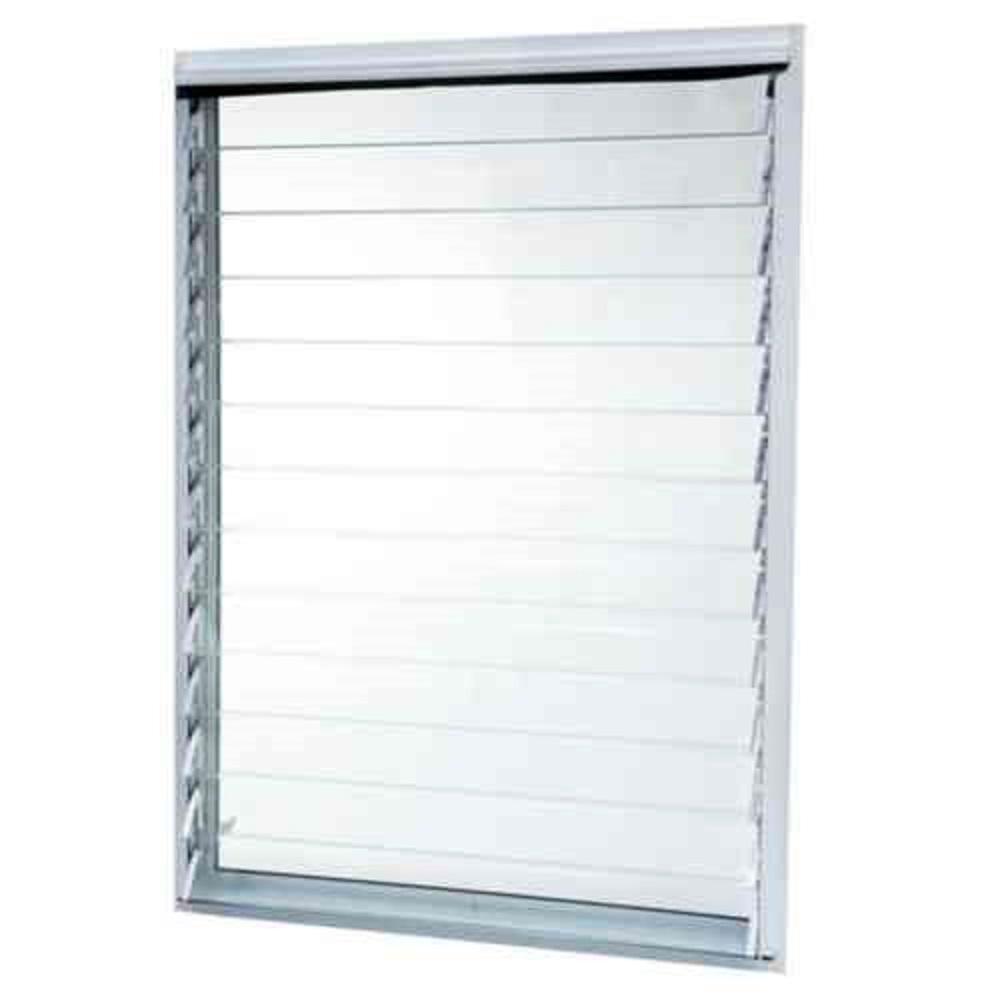 TAFCO WINDOWS 35 In X 47875 In Jalousie Utility Louver Awning