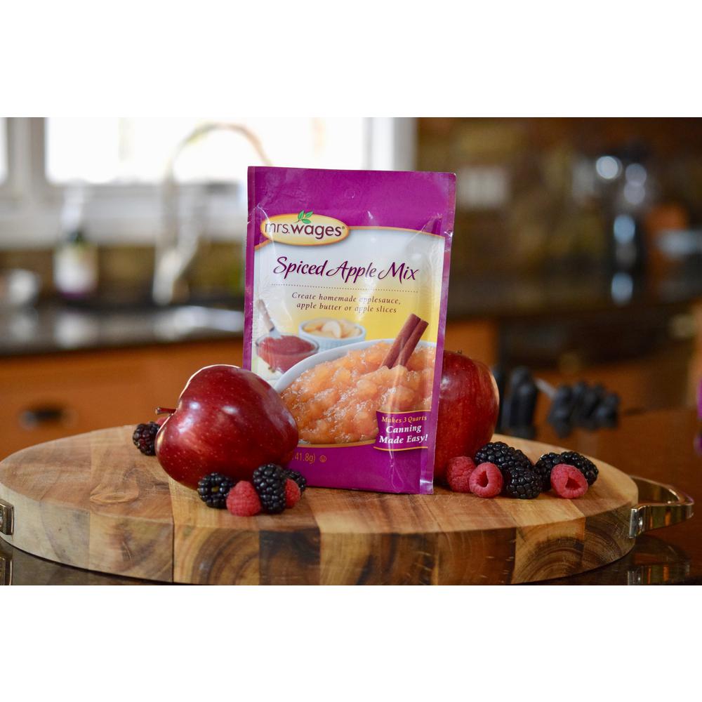 Mrs. Wages Spiced Apple Sauce Fruit Canning Mix (12-Pack) by Mrs. Wages
