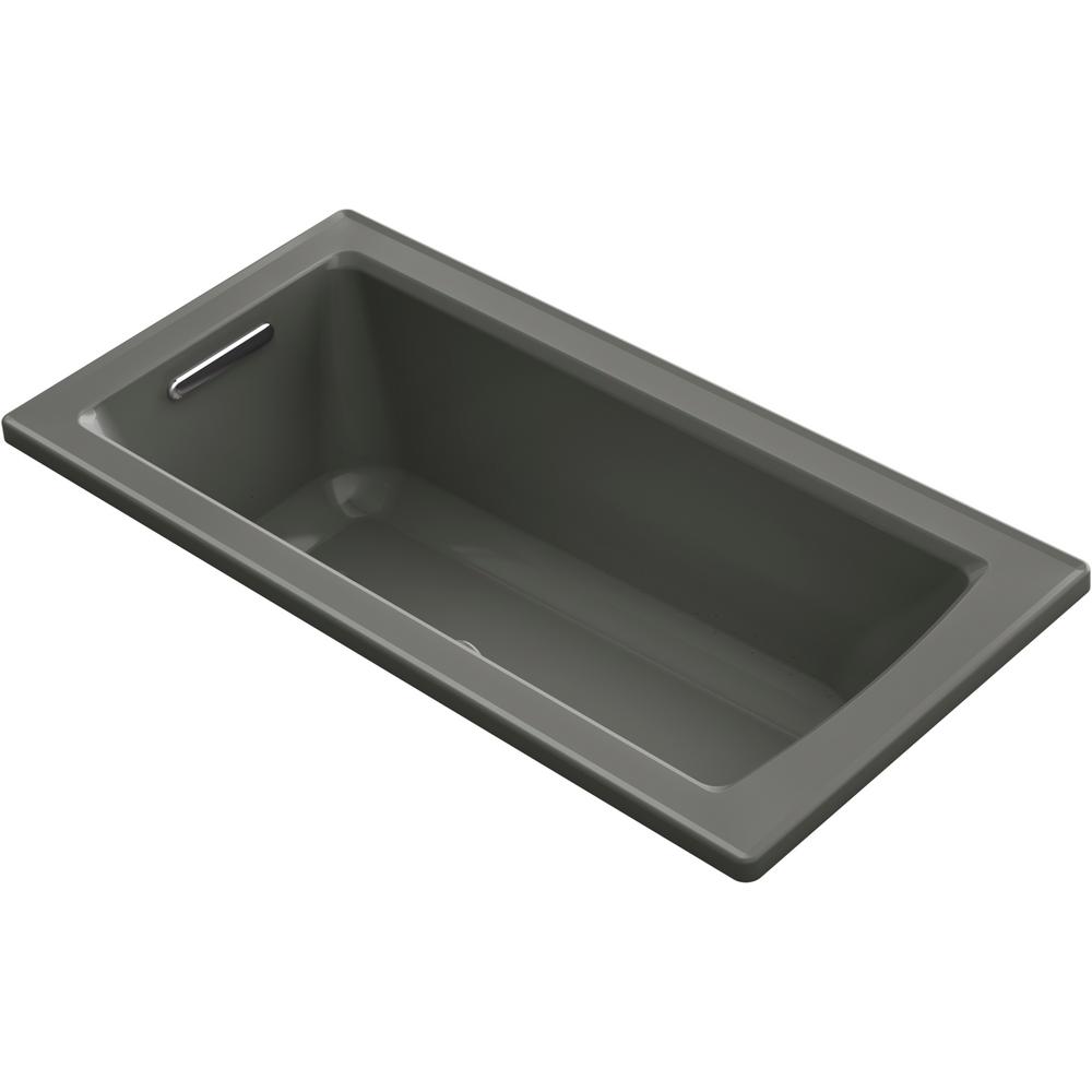 KOHLER Archer 60 in. Rectangular Drop-in Air Bath Bathtub ...