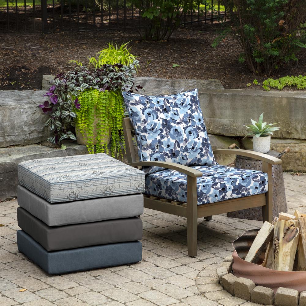 Arden Selections 24 X 24 Garden Delight 2 Piece Deep Seating Outdoor Lounge Chair Cushion Th1k297b D9z1 The Home Depot