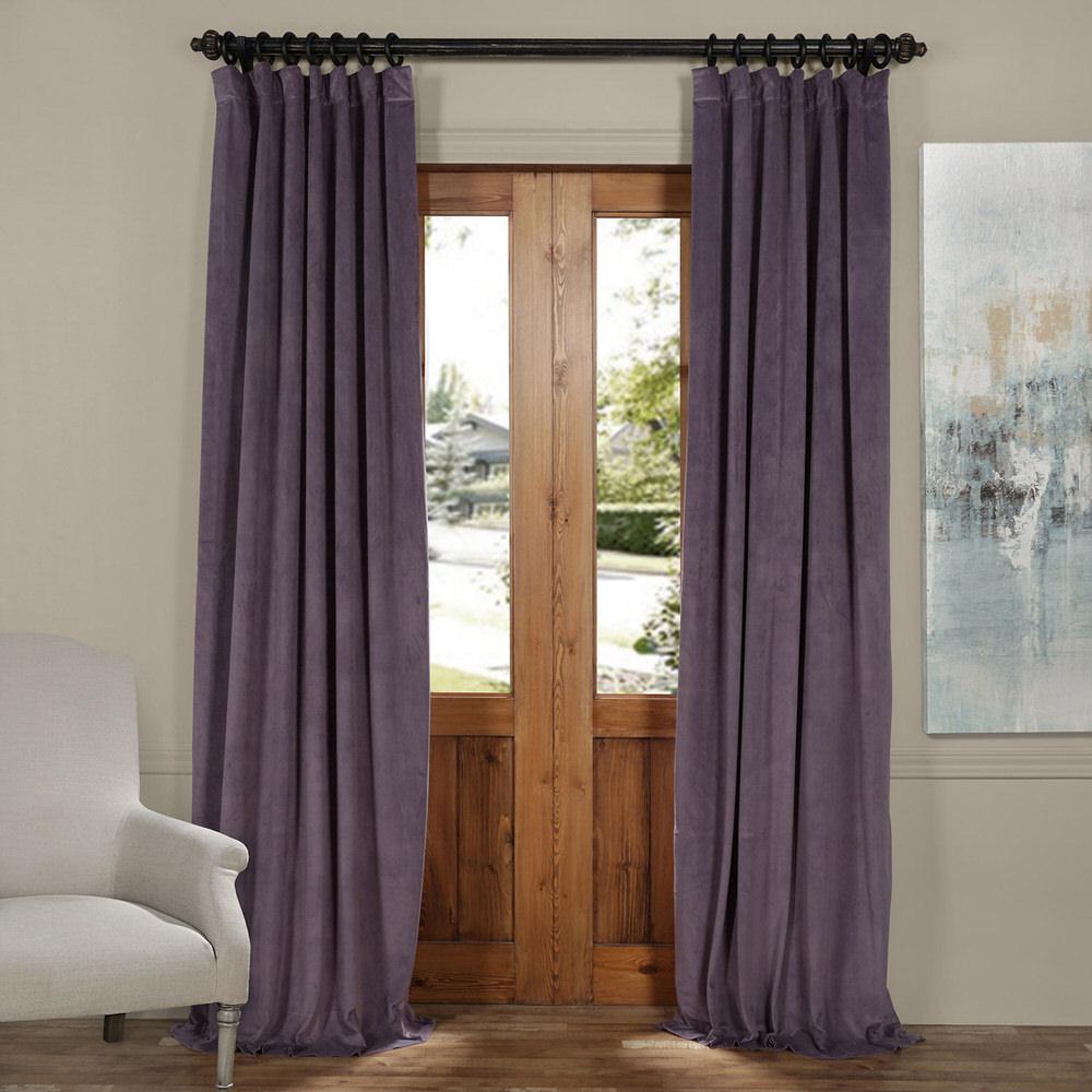 Exclusive Fabrics & Furnishings Blackout Signature Fresh Violet Purple