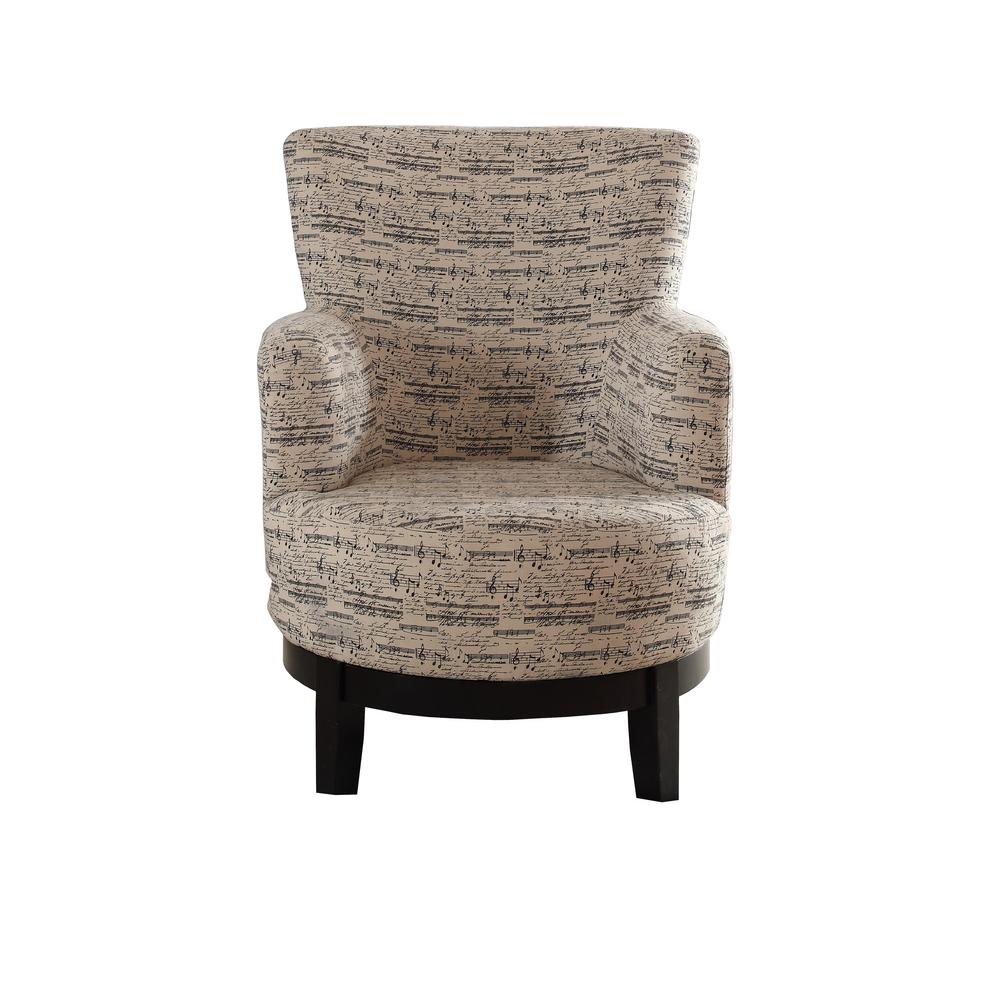 Unbranded Swivel Print Multi Accent Chair 90024 27 The Home Depot