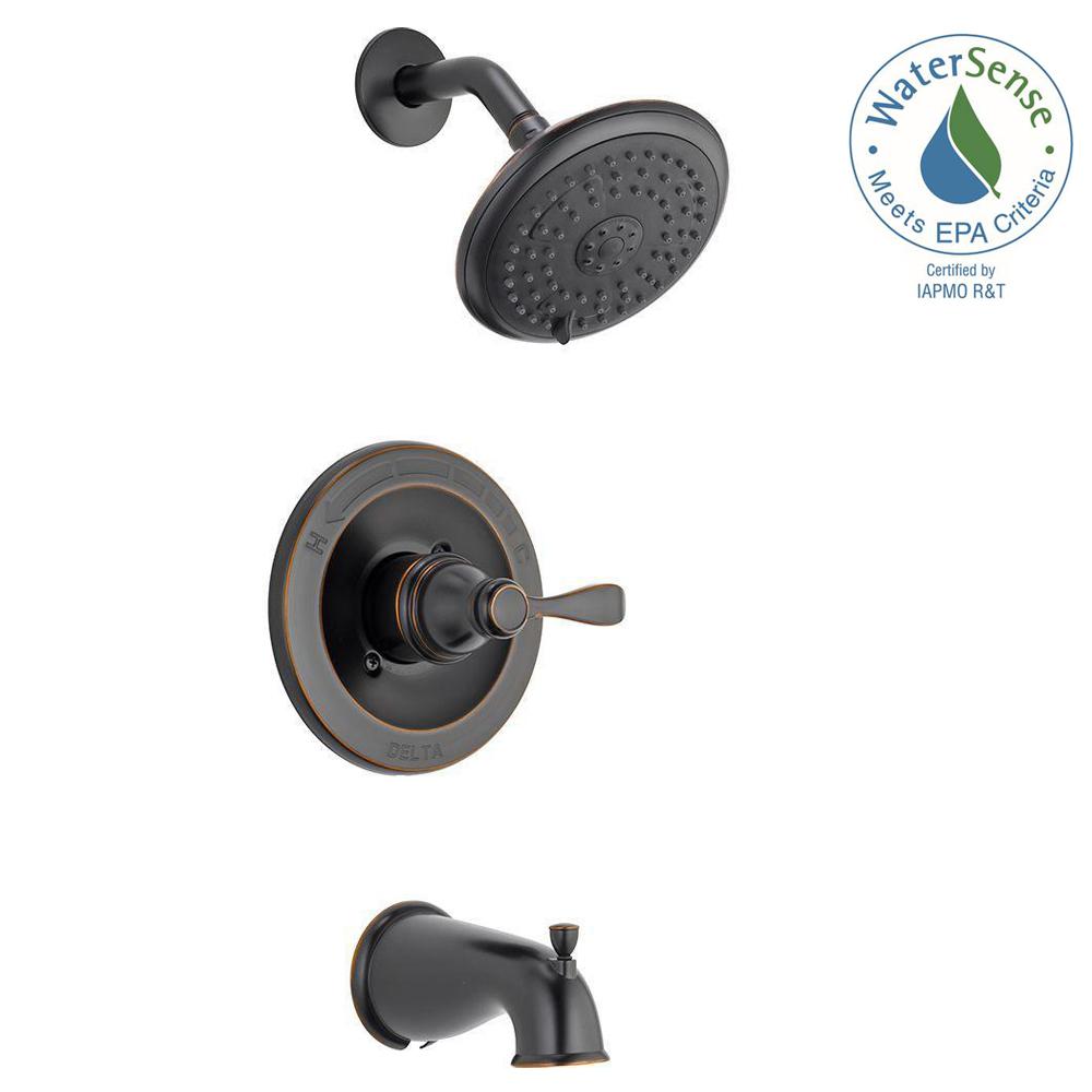 Glacier Bay Builders 1-Handle 1-Spray Tub and Shower Faucet in Oil ... Glacier Bay Builders 1-Handle 1-Spray Tub and Shower Faucet in Oil ...