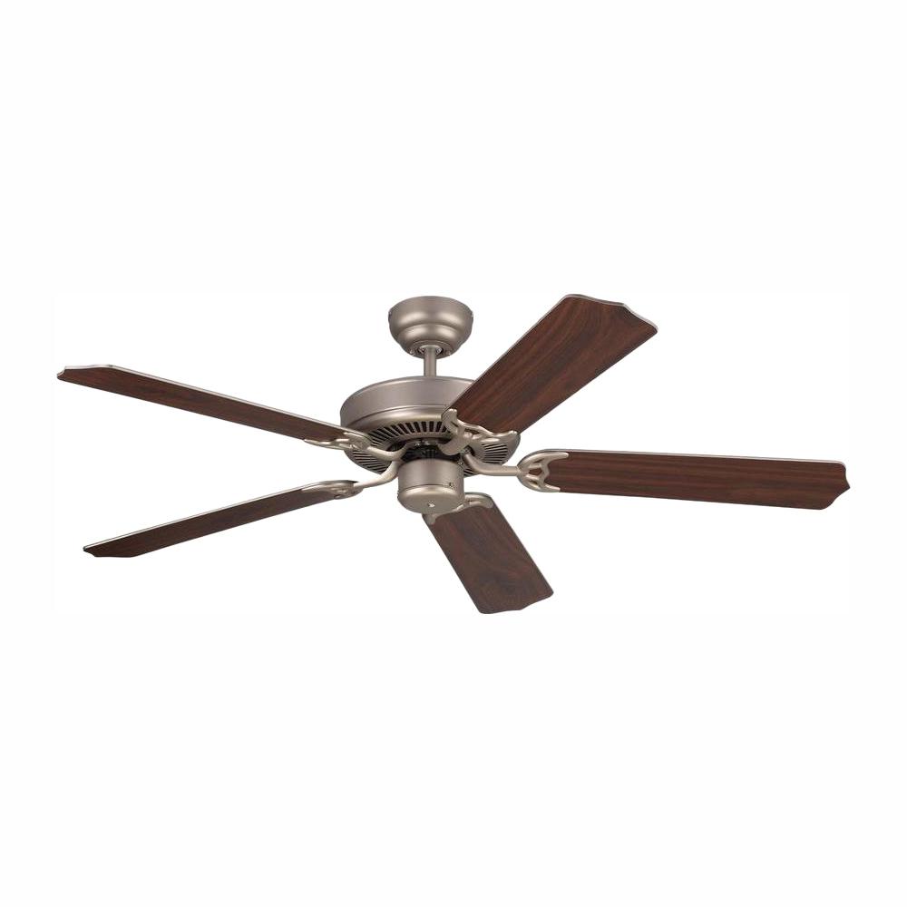 Monte Carlo Homeowner Max 52 In Brushed Pewter Silver Ceiling Fan