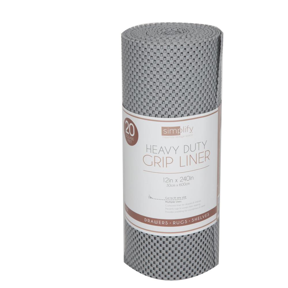 Grey Simplify Shelf Liners Drawer Liners 9818 Grey 64 1000 
