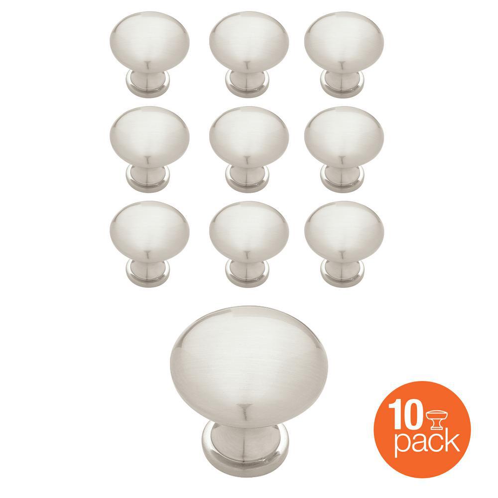  Home  Decorators  Collection  1 1 4 in Satin Nickel Round 