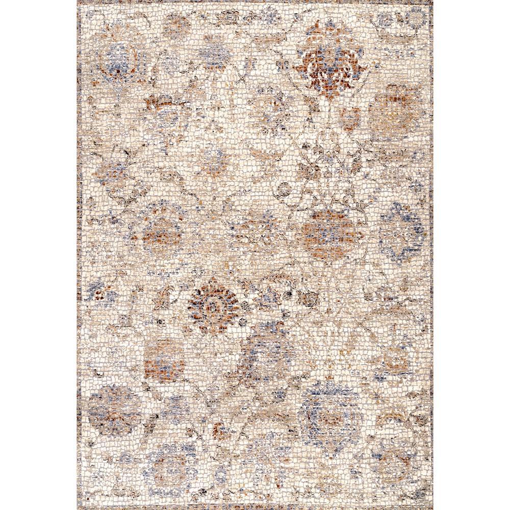 Nuloom Tessera Fl Vintage Ivory 5 Ft X 8 Area Rug Stms01a