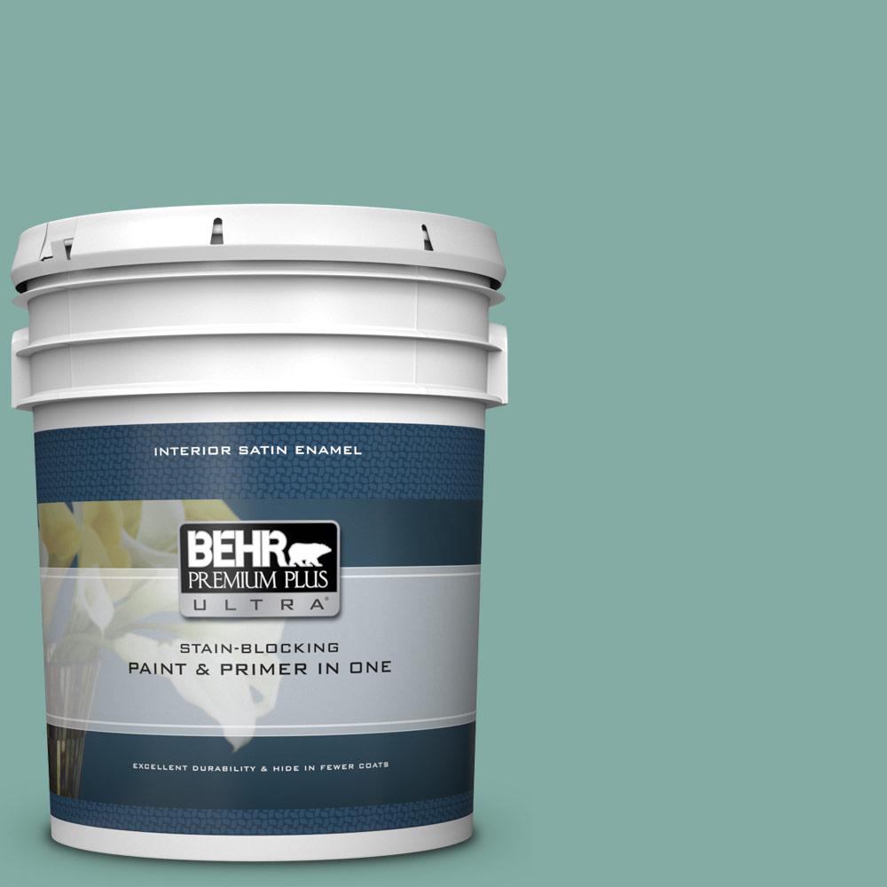 BEHR Premium Plus Ultra 5 gal. M4404 Summer Dragonfly Satin Enamel