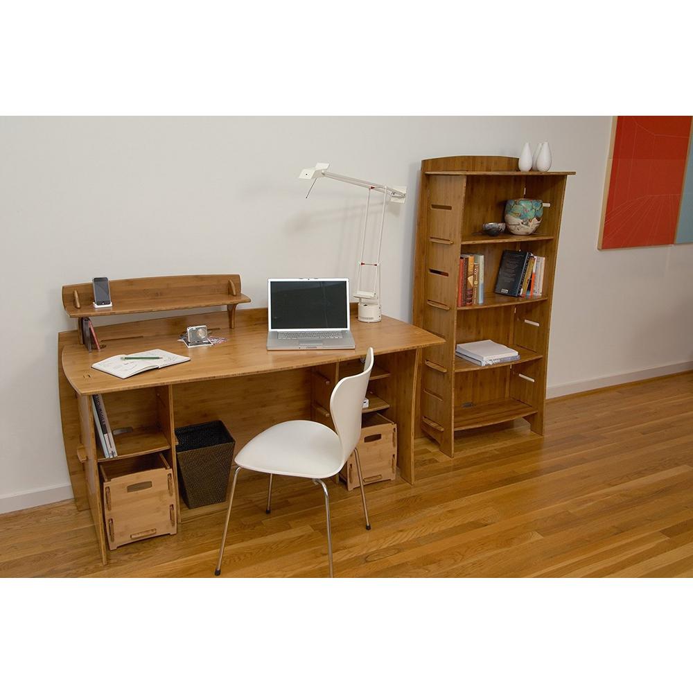 Legare 59 In X 31 5 Shelf Solid Wood Bookcase Amber Color Legare 59 In X 31 5 Shelf Solid Wood Bookcase Amber