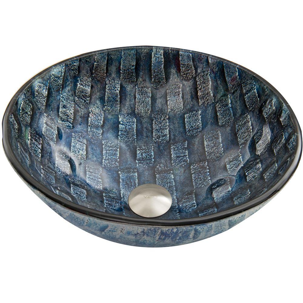 VIGO Glass Vessel Sink in RioVG07056 The Home Depot