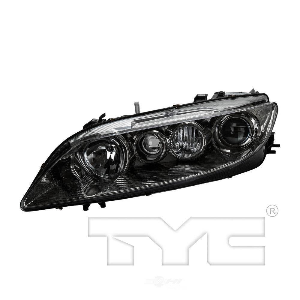 Tyc Headlight Assembly 2003 2005 Mazda 6 2 3l 3 0l 20 6456 01 1 The Home Depot