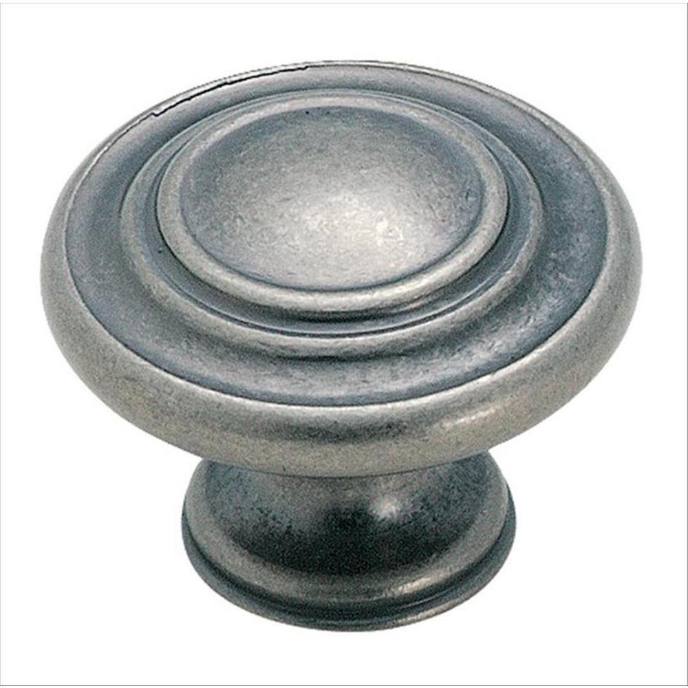 Amerock Inspirations 1 5 16 In 33 Mm Diameter Weathered Nickel