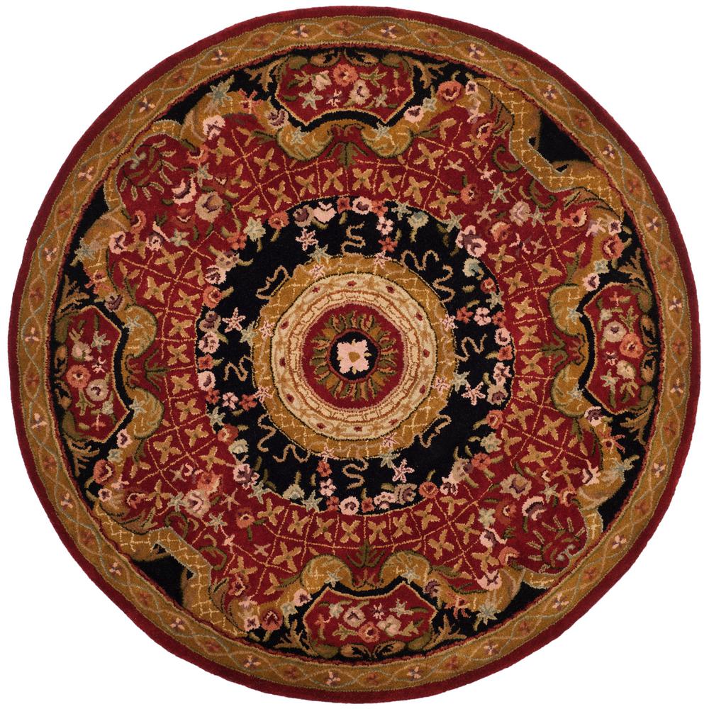Safavieh Classic Burgundy/Navy 6 ft. x 6 ft. Round Area RugCL362A6R