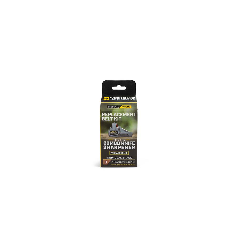 Work Sharp Replacement Abrasive Belt Kit for the Combo Knife Sharpener by Work Sharp