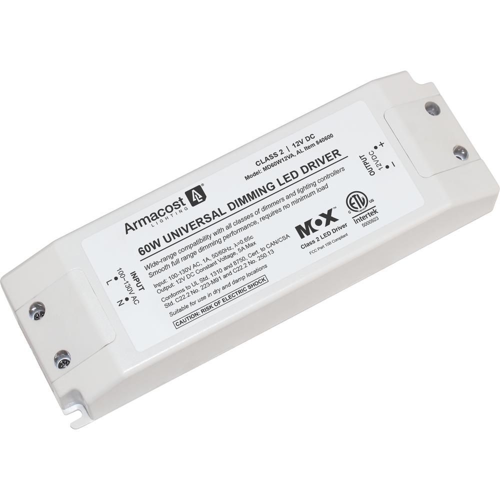 Armacost Lighting Universal 60 Watt Dimming Led Driver 12 Volt Dc