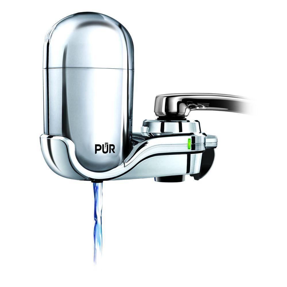 PUR MineralClear Advanced Vertical Faucet Mount Water Filtration
