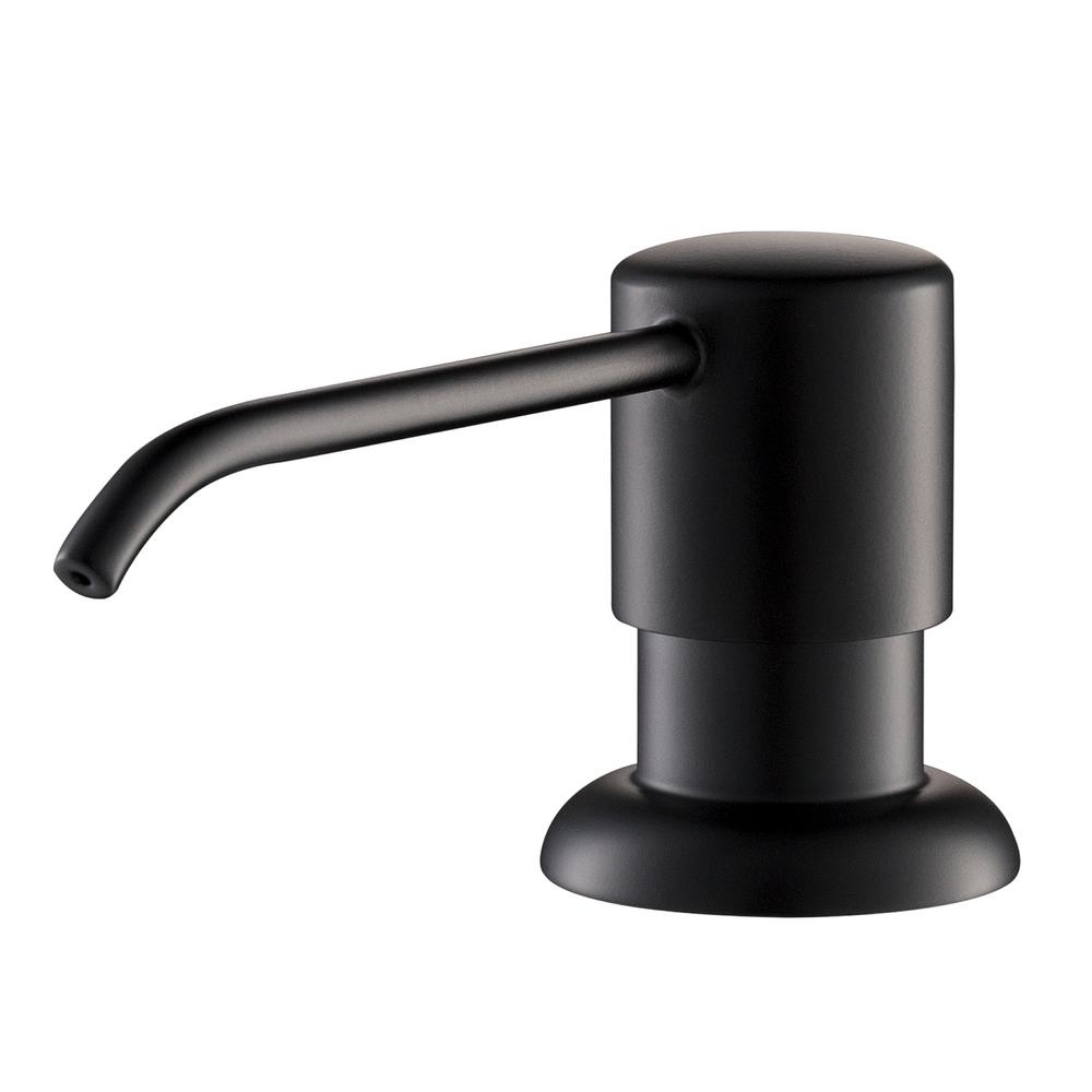 KRAUS Kitchen Soap Dispenser in Matte BlackKSD41MB The Home Depot