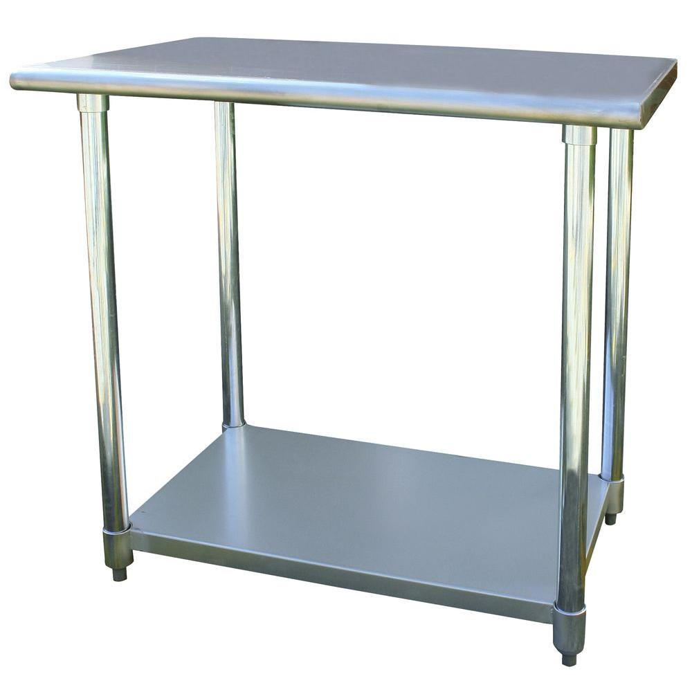 Sportsman Stainless Steel Kitchen Utility TableSSWTABLE The Home Depot