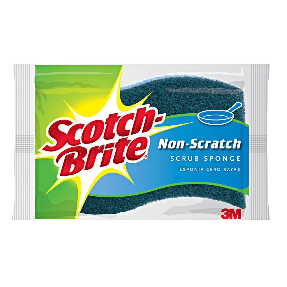 Scotch-Brite Non-Scratch Scrub Sponge (3-Pack)-MP-3-12-CC - The Home Depot