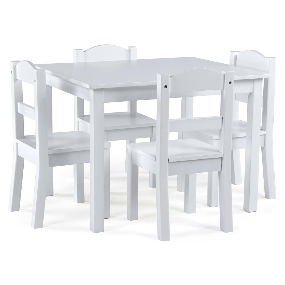 kids white table