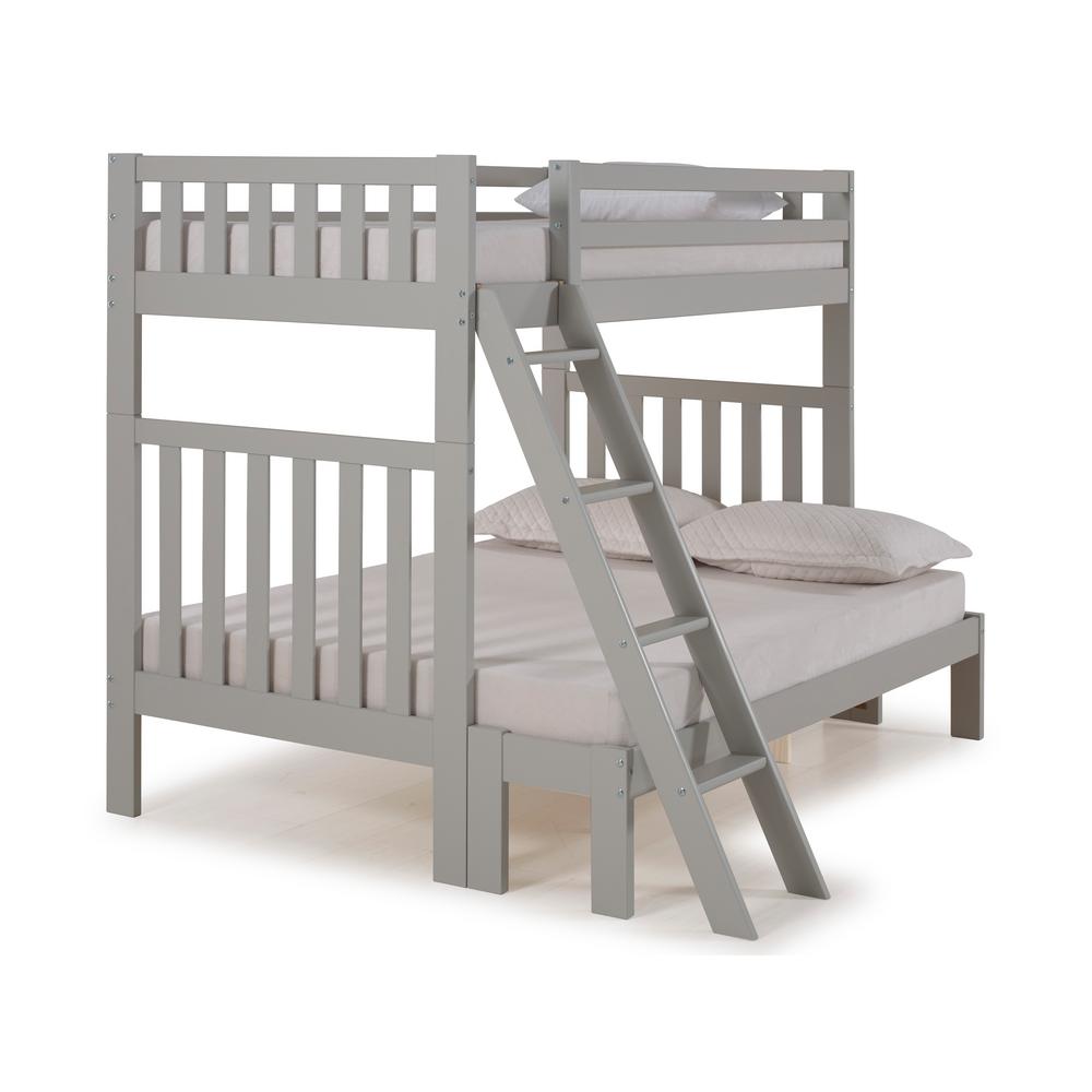Alaterre Furniture Aurora Dove Gray Twin Over Full Bunk Bed Ajau0180 Alaterre Furniture Aurora Dove Gray Twin Over Full Bunk Bed Ajau0180 The Home Depot