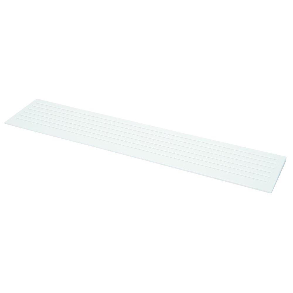 MUSTEE 12 in. x 60 in. Entry Ramp in White for 360L/R BarrierFree