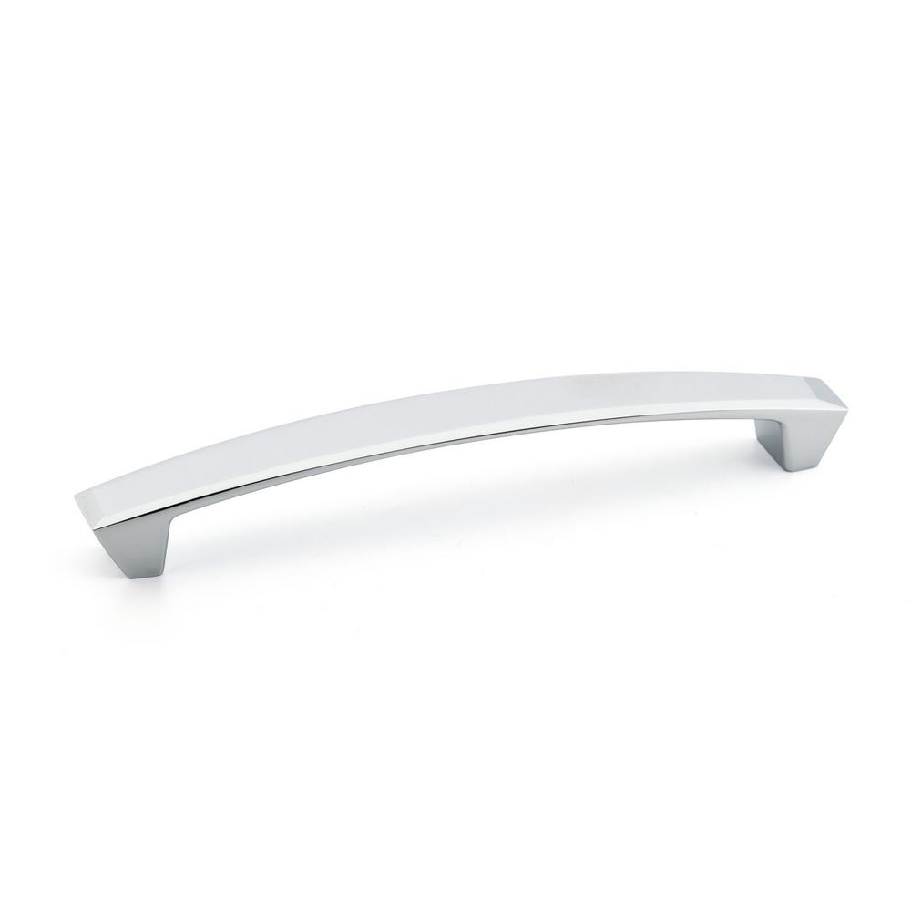 Modern Chrome 6 1 4 Drawer Pulls Cabinet Hardware The Home Contemporary 6 1 4 In 160 Mm Chrome Cabinet Pull
