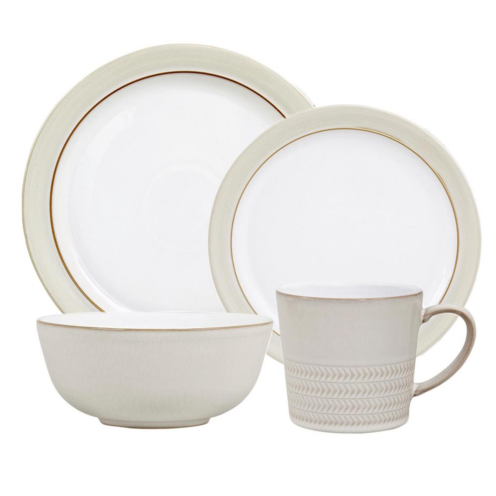 UPC 745606592879 product image for Denby Natural Canvas 16-Piece White Dinnerware Set | upcitemdb.com