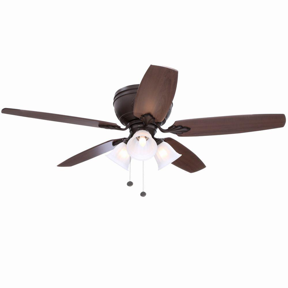 Hampton Bay Springview 52 in Indoor White Ceiling Fan with Light Hampton Bay Springview 52 in Indoor White Ceiling Fan with Light