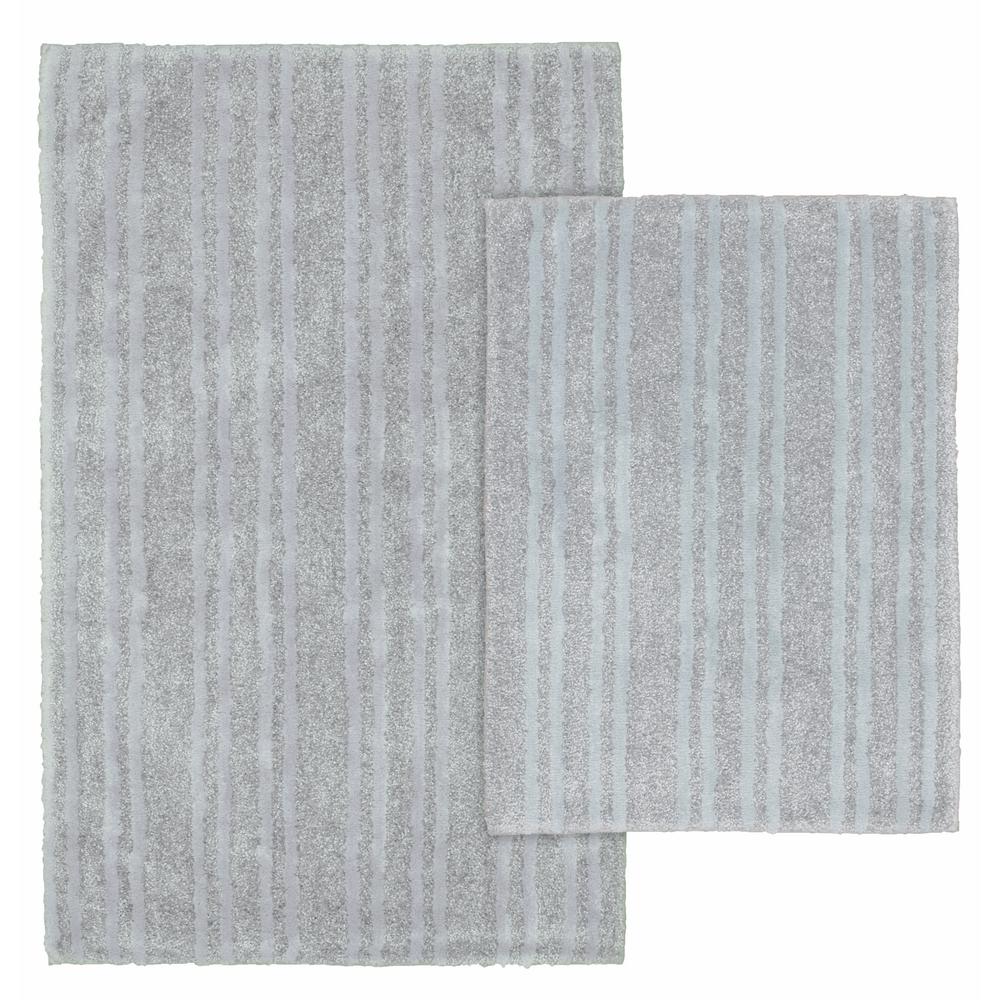 gray bath mat set