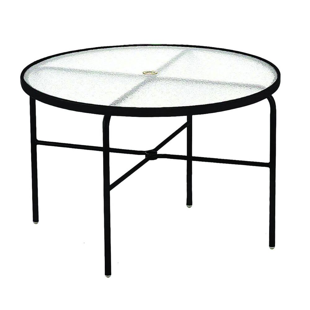 Tradewinds 42 In Black Acrylic Top Commercial Patio Dining Table Hd Black Acrylic Top Commercial Patio Dining Table