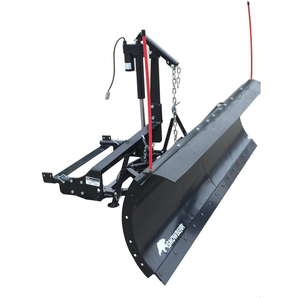 SNOWBEAR Winter Wolf 84 in. x 22 in. Snow Plow with Custom Mount and ...