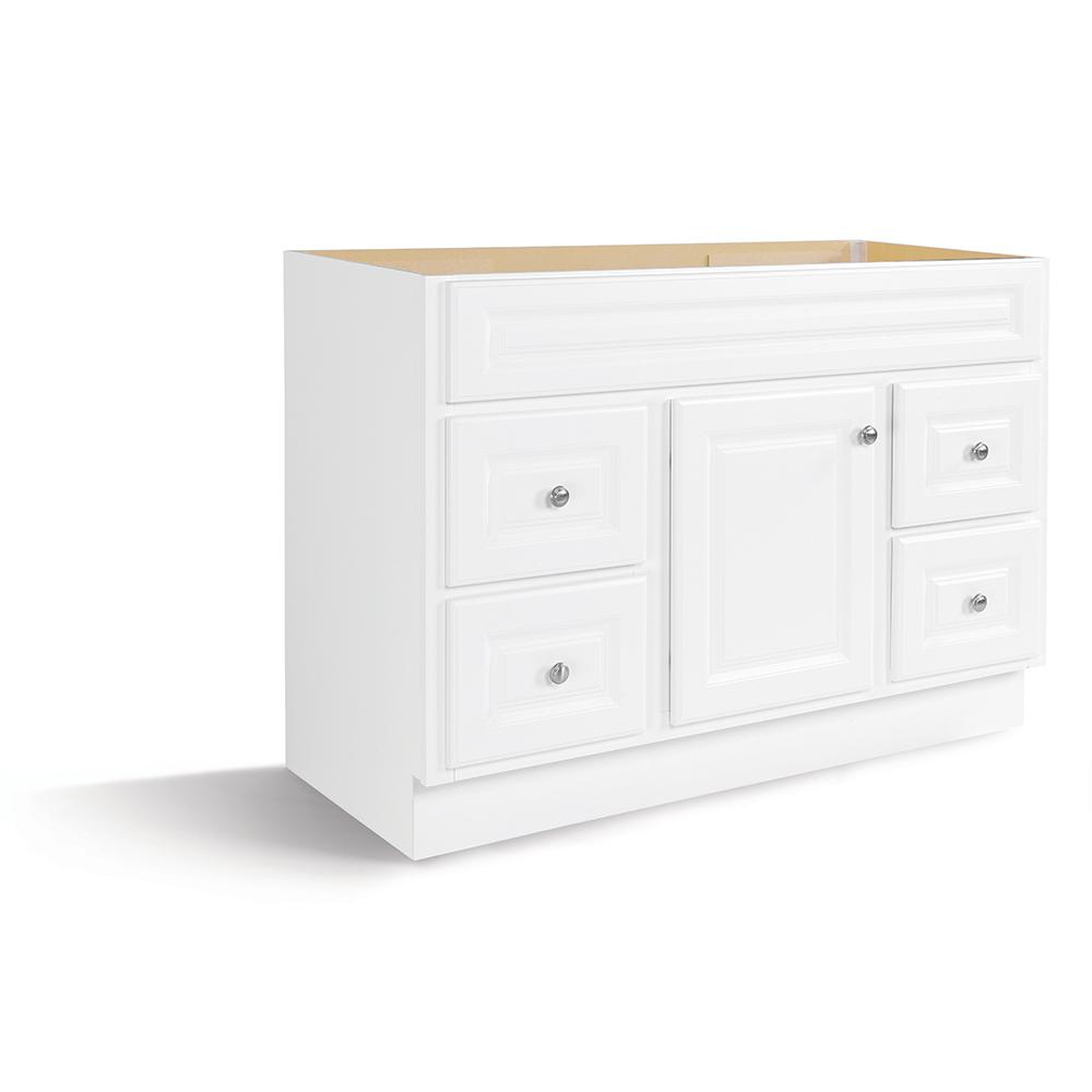 Glacier Bay Hampton 48 in. W x 21 in. D x 33.5 in. H Bath Vanity