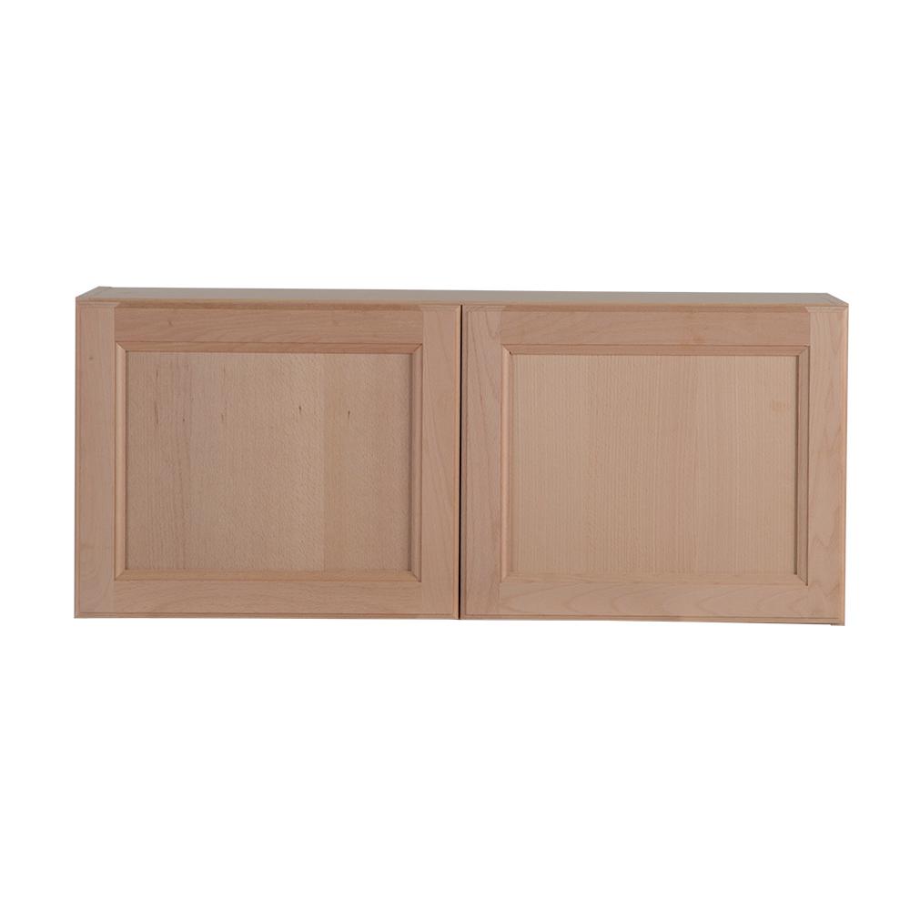Easthaven Unfinished Wall Cabinets Kitchen The Home Depot