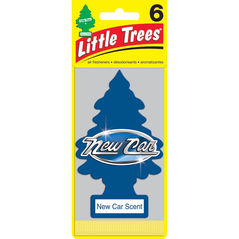 Little Trees ir Freshener New Car Scent 6 Pack U6p 601 8 The Home Depot