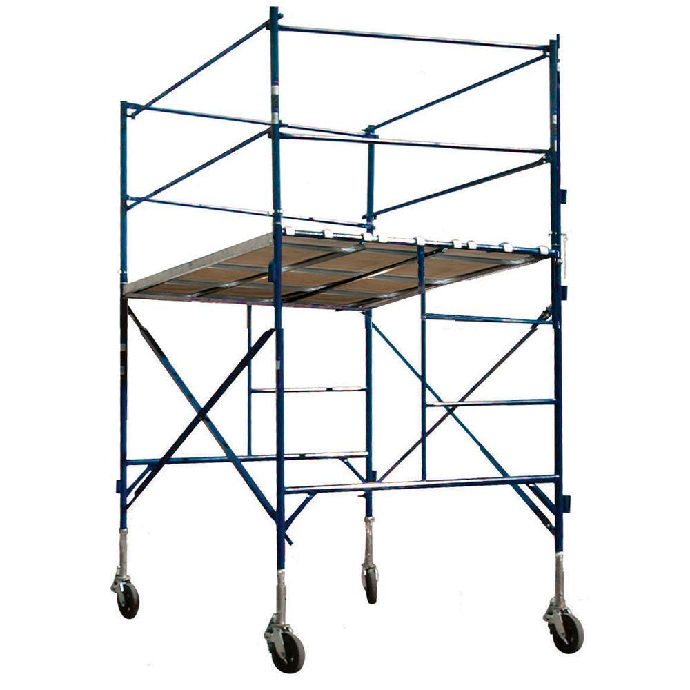 Pro Series 1 Story Tower With Guardrails And Casters Wooden Pro Series 1 Story Tower With Guardrails And Casters Wooden Aluminum Walkboards
